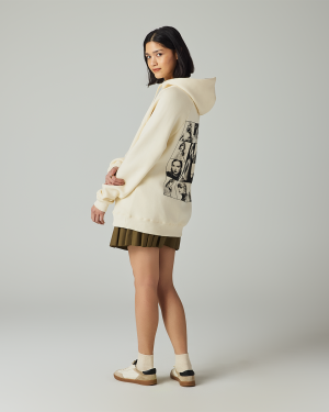 Taylor Swift | The Eras Tour III Beige Hoodie