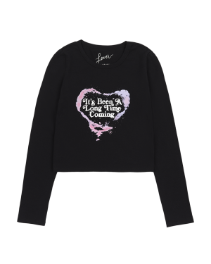 It’s Been A Long Time Coming Cropped Longsleeve T-Shirt
