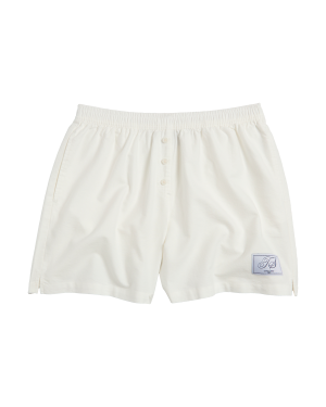 TS Crest White Oxford Shorts