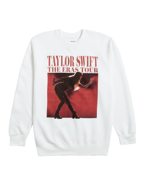 Taylor Swift | The Eras Tour Photo White Crewneck
