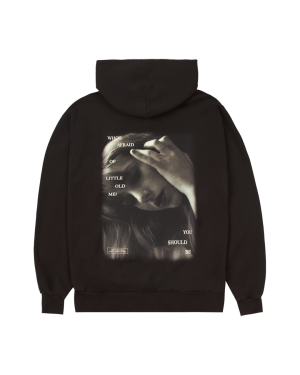 Who’s Afraid Of Little Old Me? Dark Brown Hoodie
